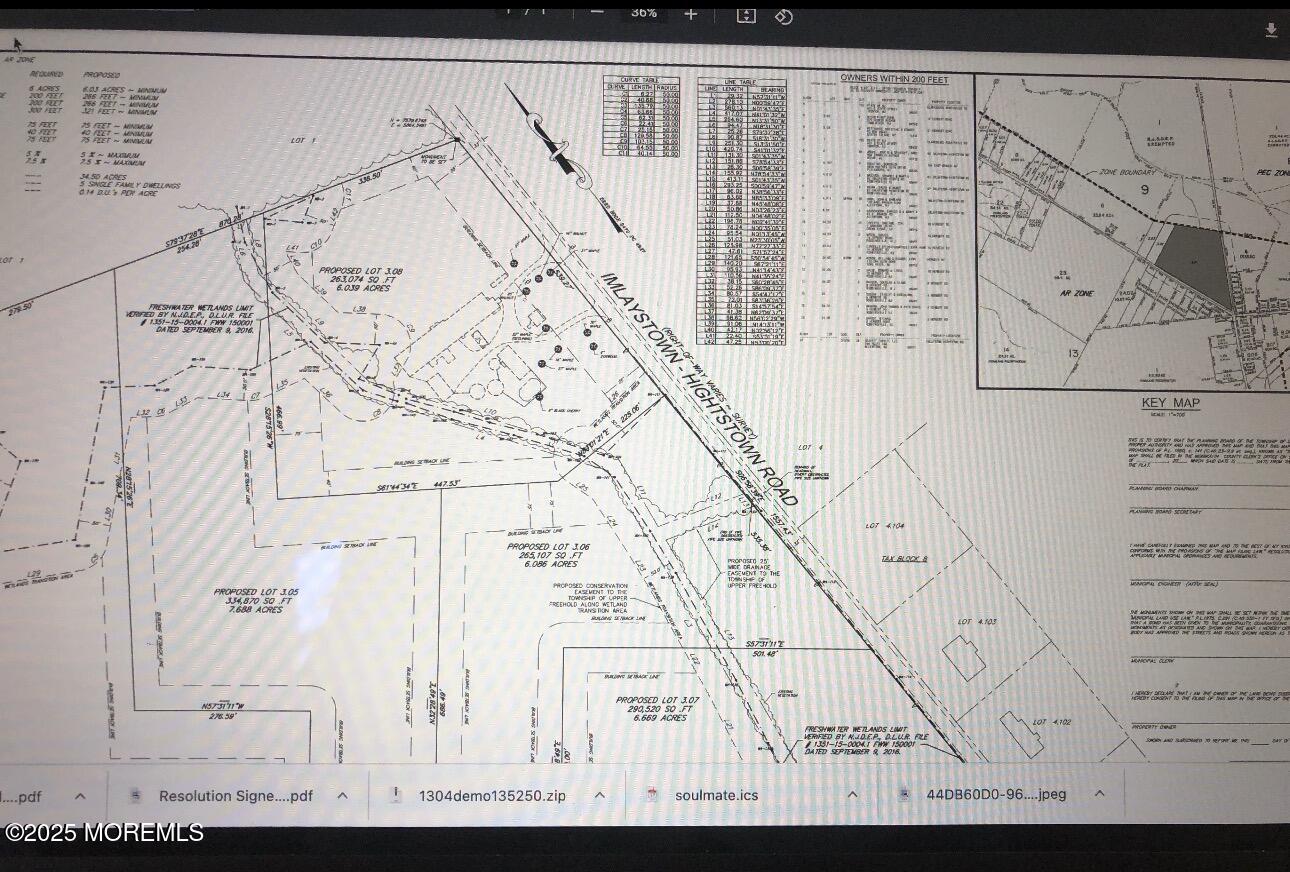 110 Imlaystown Hightstown Road Robbinsville, NJ 08691 - Photo 3 of 25 a view of a wooden floor