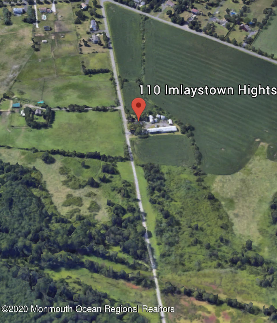 110 Imlaystown Hightstown Road Robbinsville, NJ 08691 - Photo 8 of 25 an aerial view of a residential houses with outdoor space