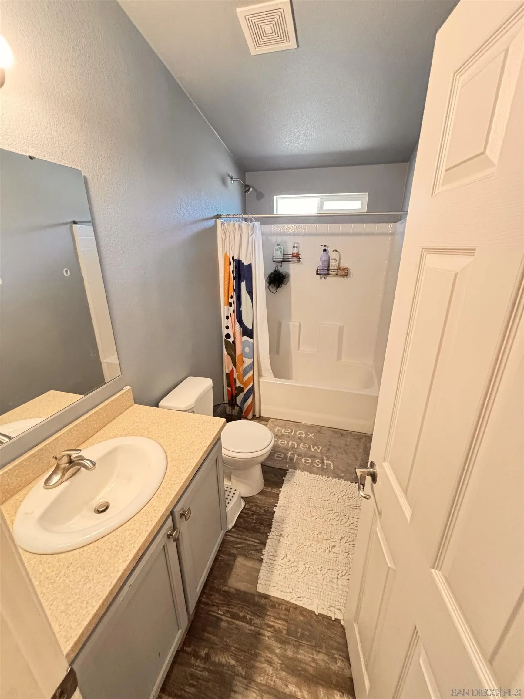 2848 La Posta Road Campo, CA 91906 - Photo 11 of 18 a bathroom with a sink a toilet and shower