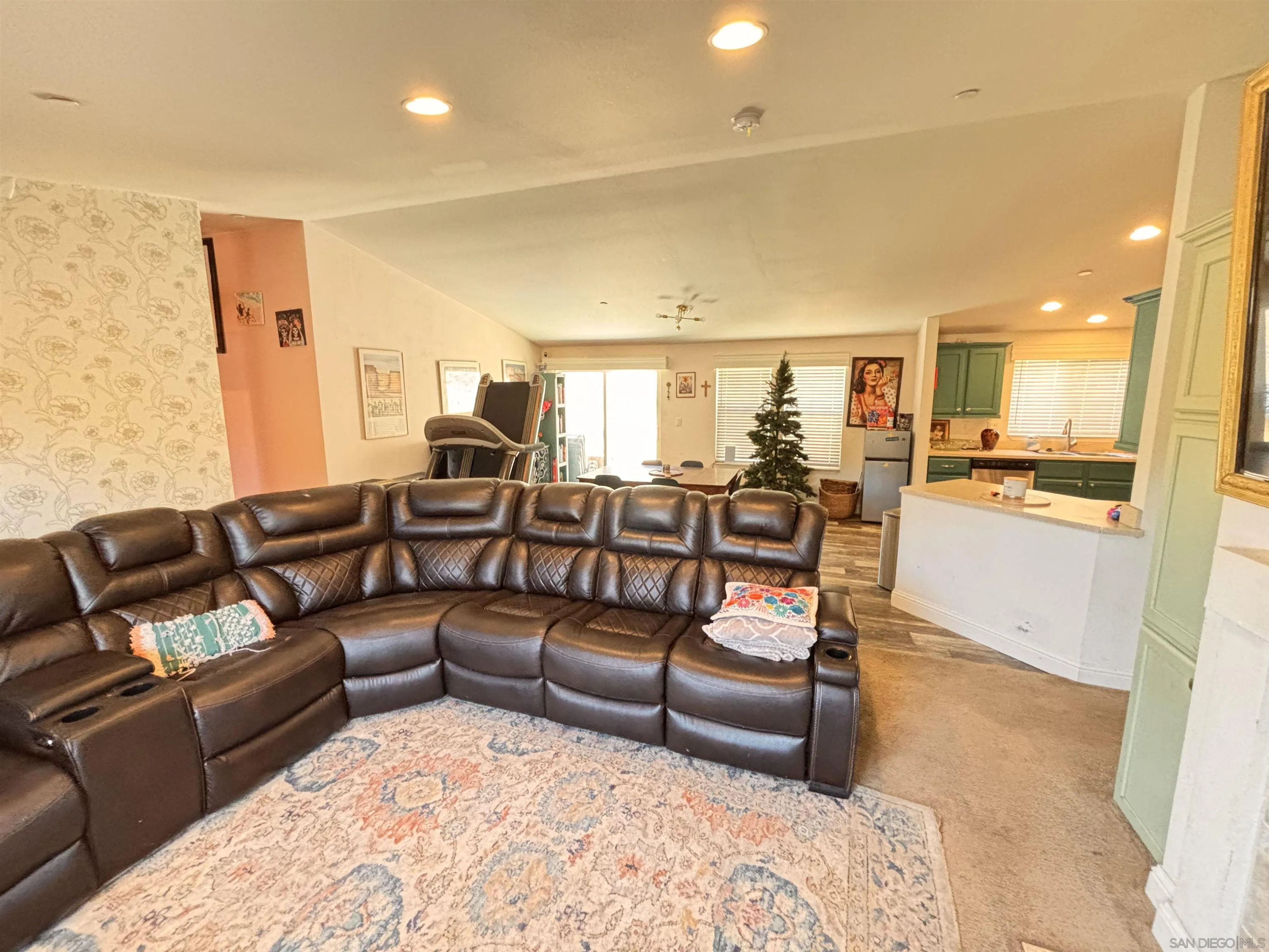 2848 La Posta Road Campo, CA 91906 - Photo 7 of 18 a living room with furniture and kitchen view