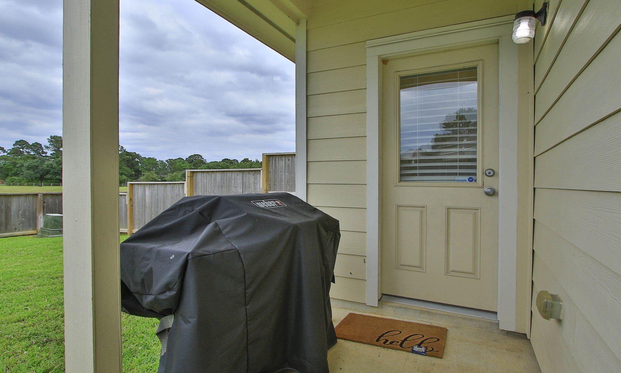 10516 Primo Place Spring, TX 77379 - Photo 33 of 34 Exterior patio does have a dual electric plug.