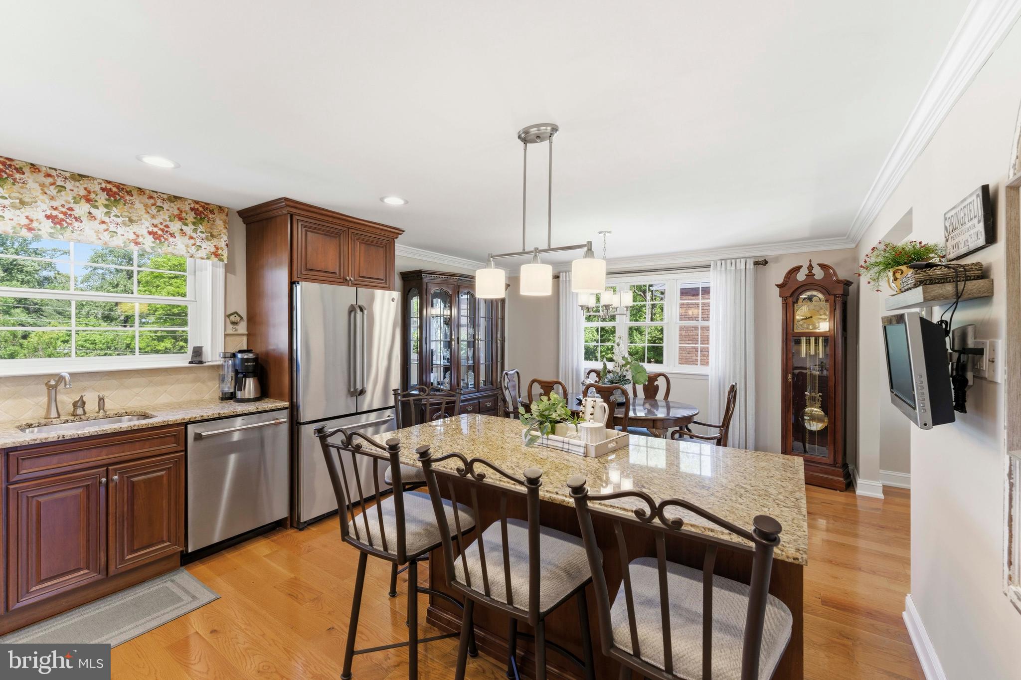 447 Maddock Road Springfield, PA 19064 - Photo 15 of 42 a view of a dining room with furniture window and outside view