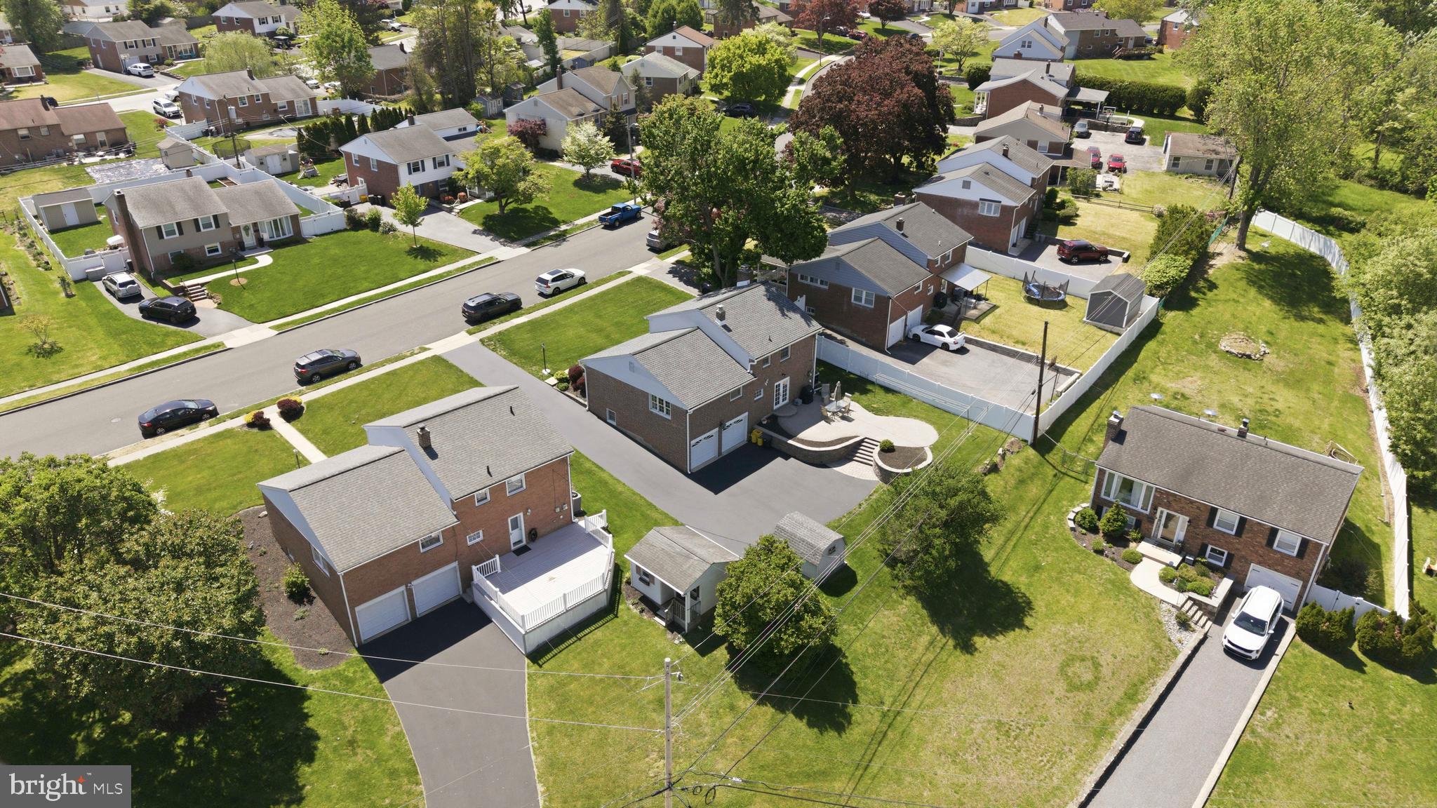 447 Maddock Road Springfield, PA 19064 - Photo 41 of 42 an aerial view of house with yard