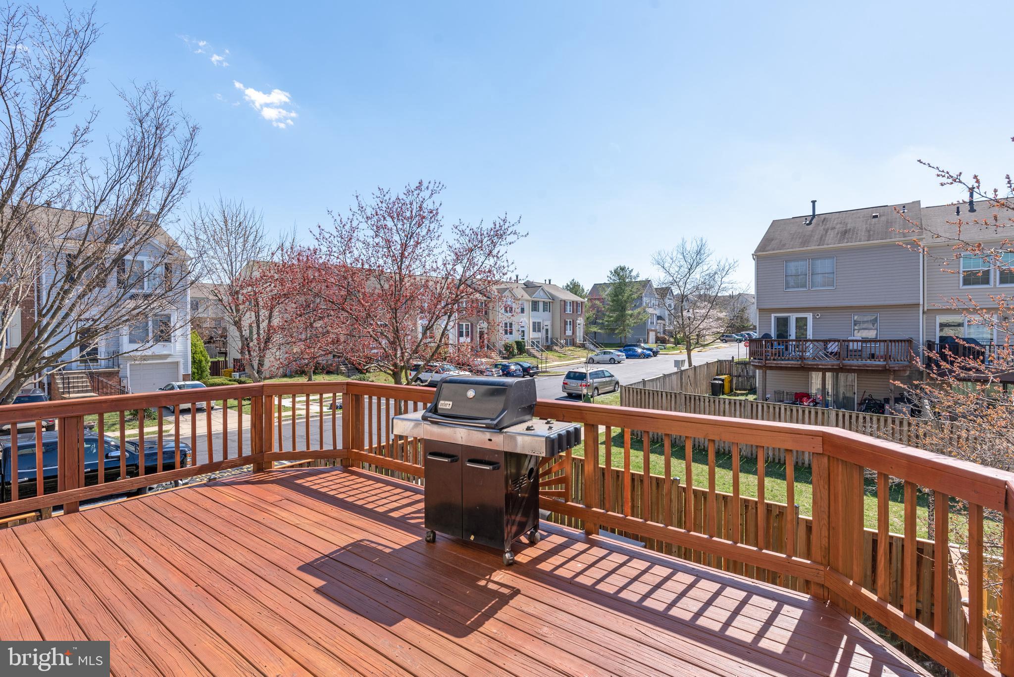 Large, Freshly Stained Deck