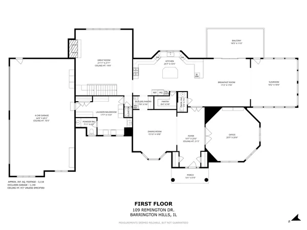 $2,650,000 | 109 Remington Drive, Barrington Hills, IL 60010