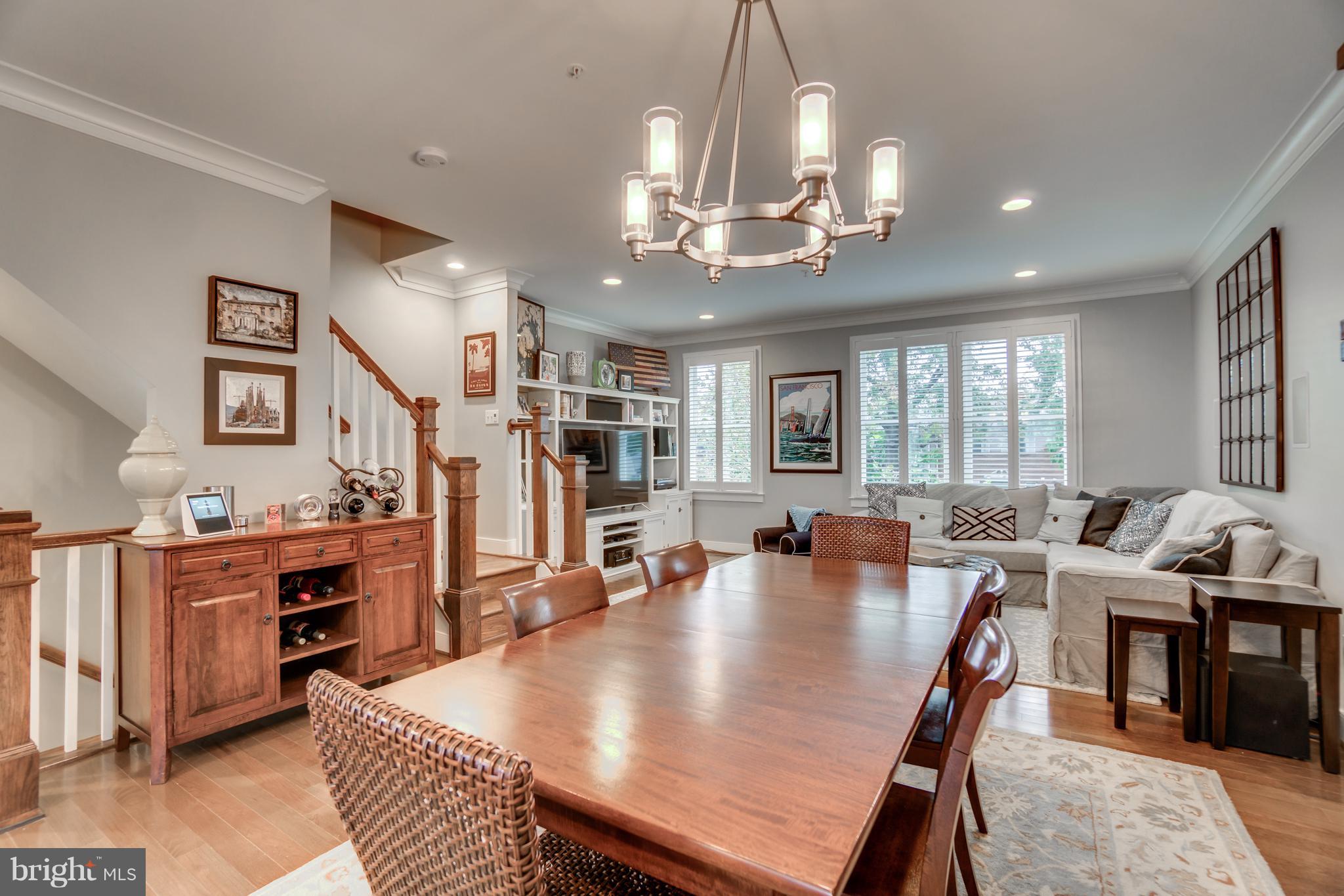 826 First Street Alexandria, VA 22314 - Photo 13 of 31 Open concept dining room