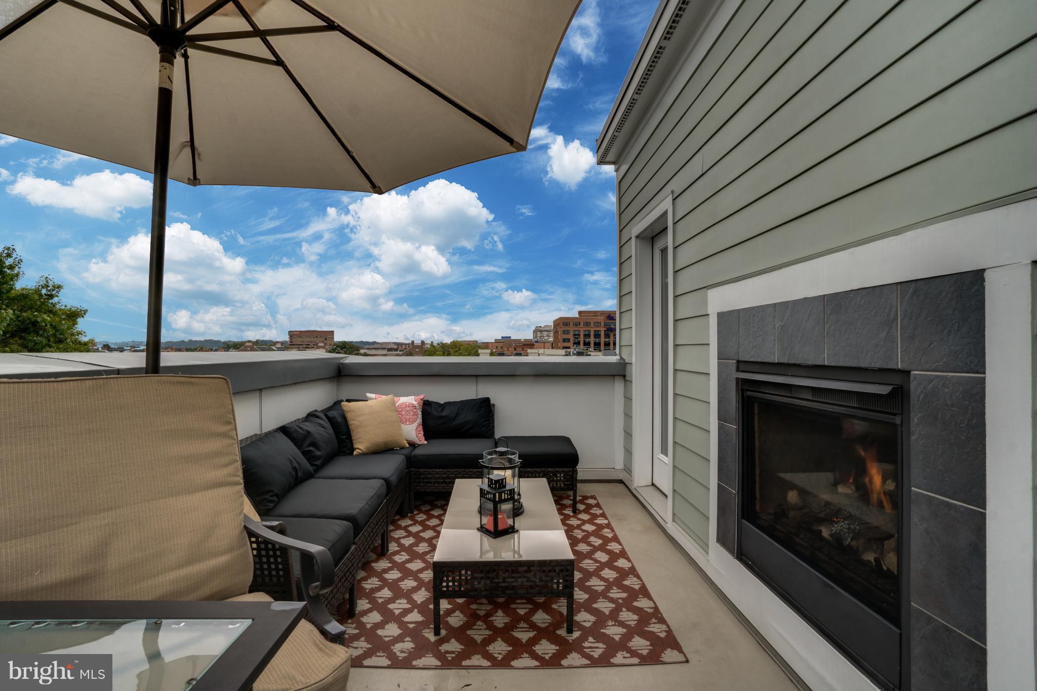 826 First Street Alexandria, VA 22314 - Photo 25 of 31 Entertain in style with gas double sided fireplace