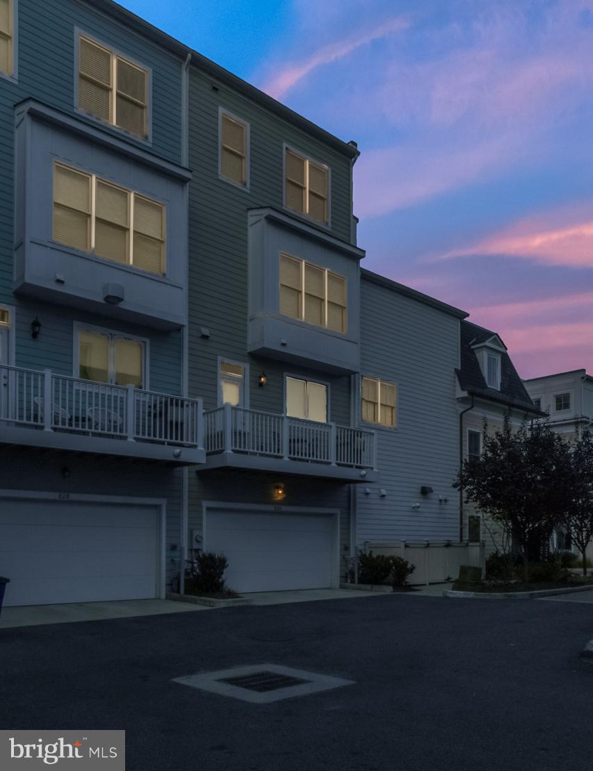 826 First Street Alexandria, VA 22314 - Photo 29 of 31 Two car garage and deck off the back of the home.