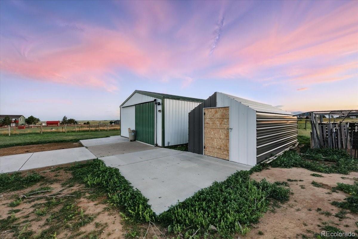 17435 Wagon Train Loop Peyton, CO 80831 - Photo 36 of 40 a view of a back yard of the house