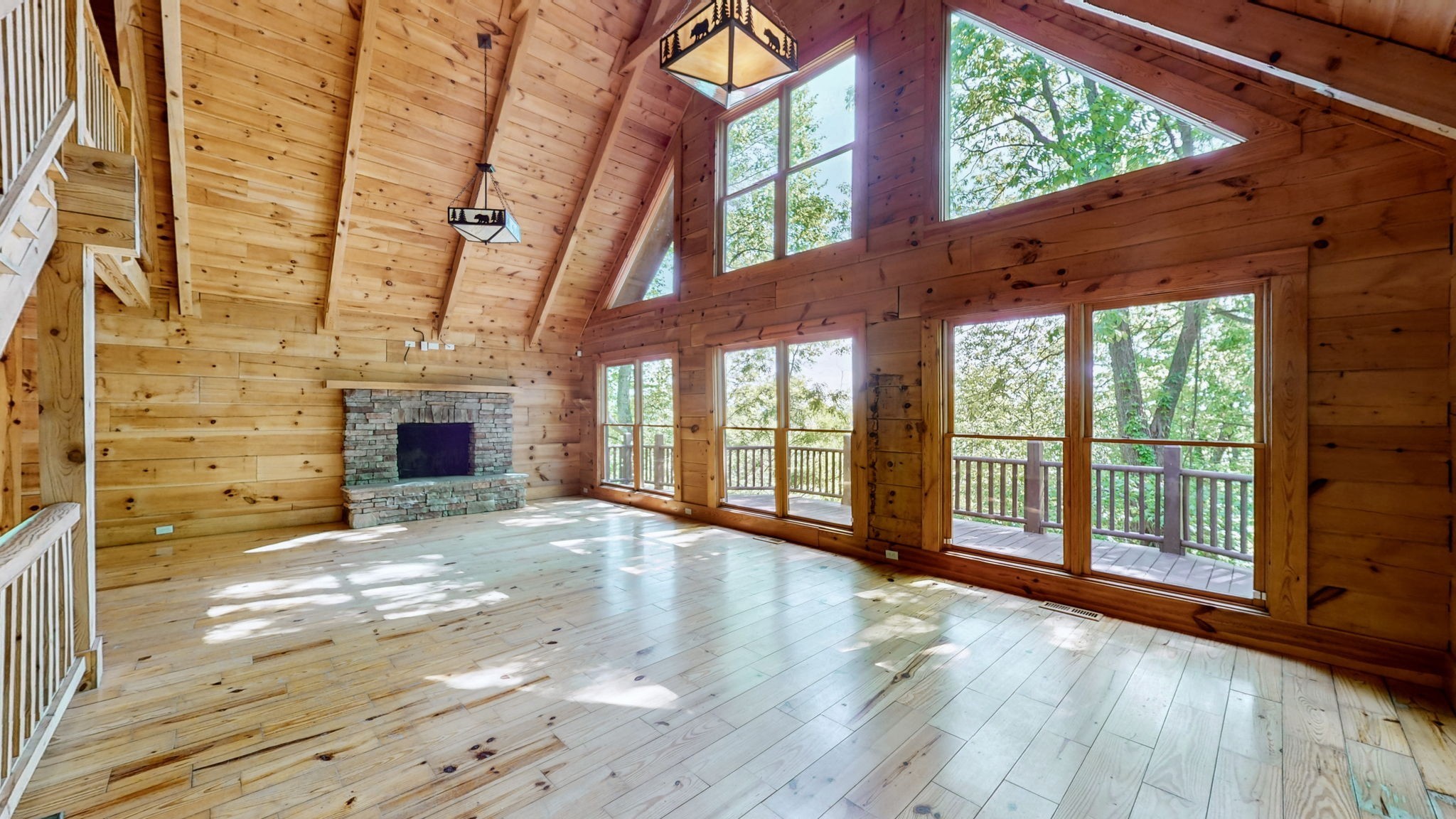 256 Vista Vue Trail Pelham, TN 37366 - Photo 37 of 67 a view of an empty room with a window and wooden floor