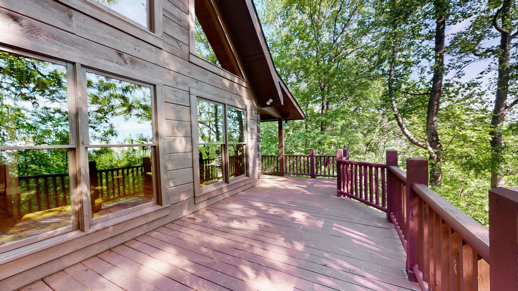 256 Vista Vue Trail Pelham, TN 37366 - Photo 60 of 67 a view of backyard with green space and wooden deck