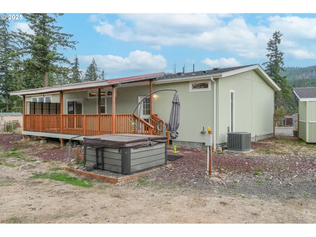 a view of a lake with mountain