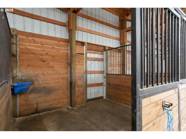 a view of a town with mountains in the background