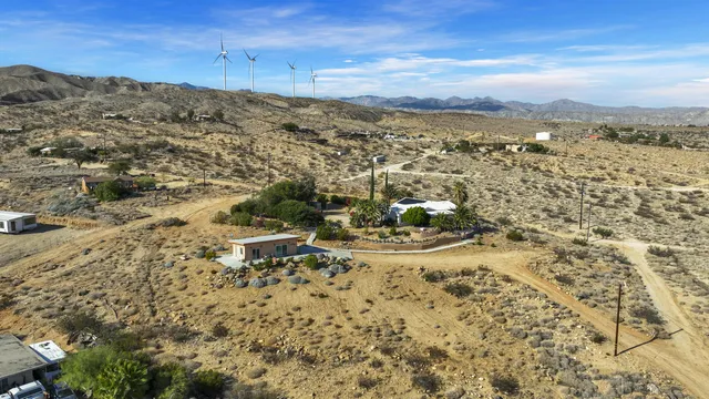a view of a sky from a city