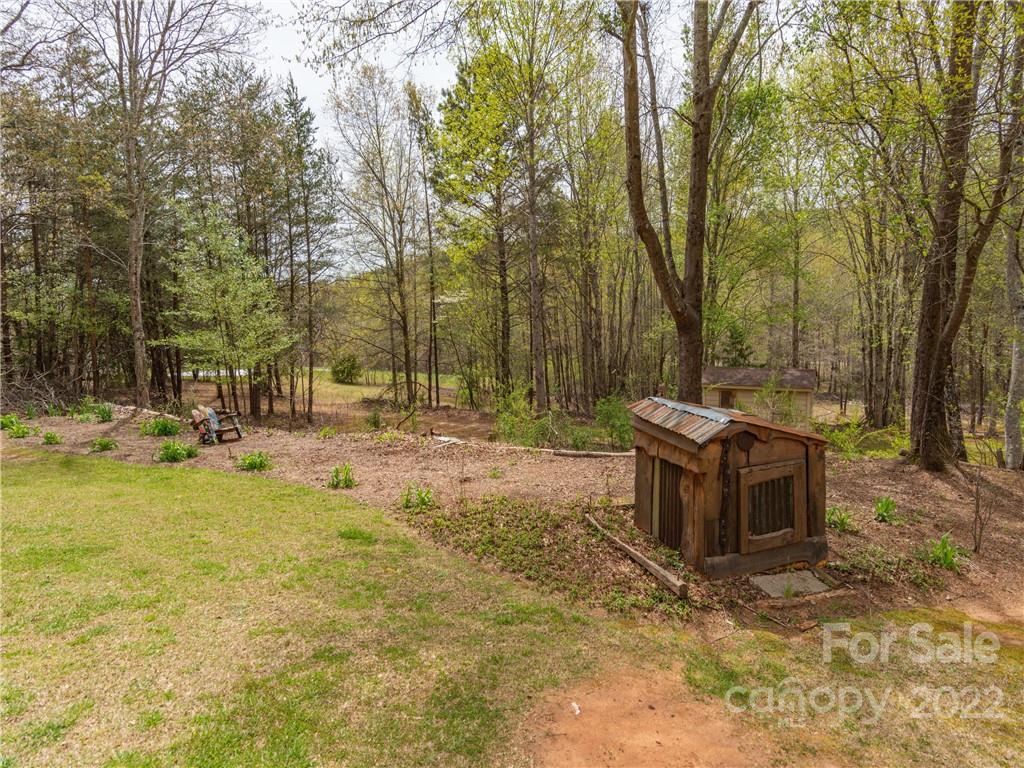 4467 Big Level Road Mill Spring, NC 28756 - Photo 29 of 33 a view of a garden with trees