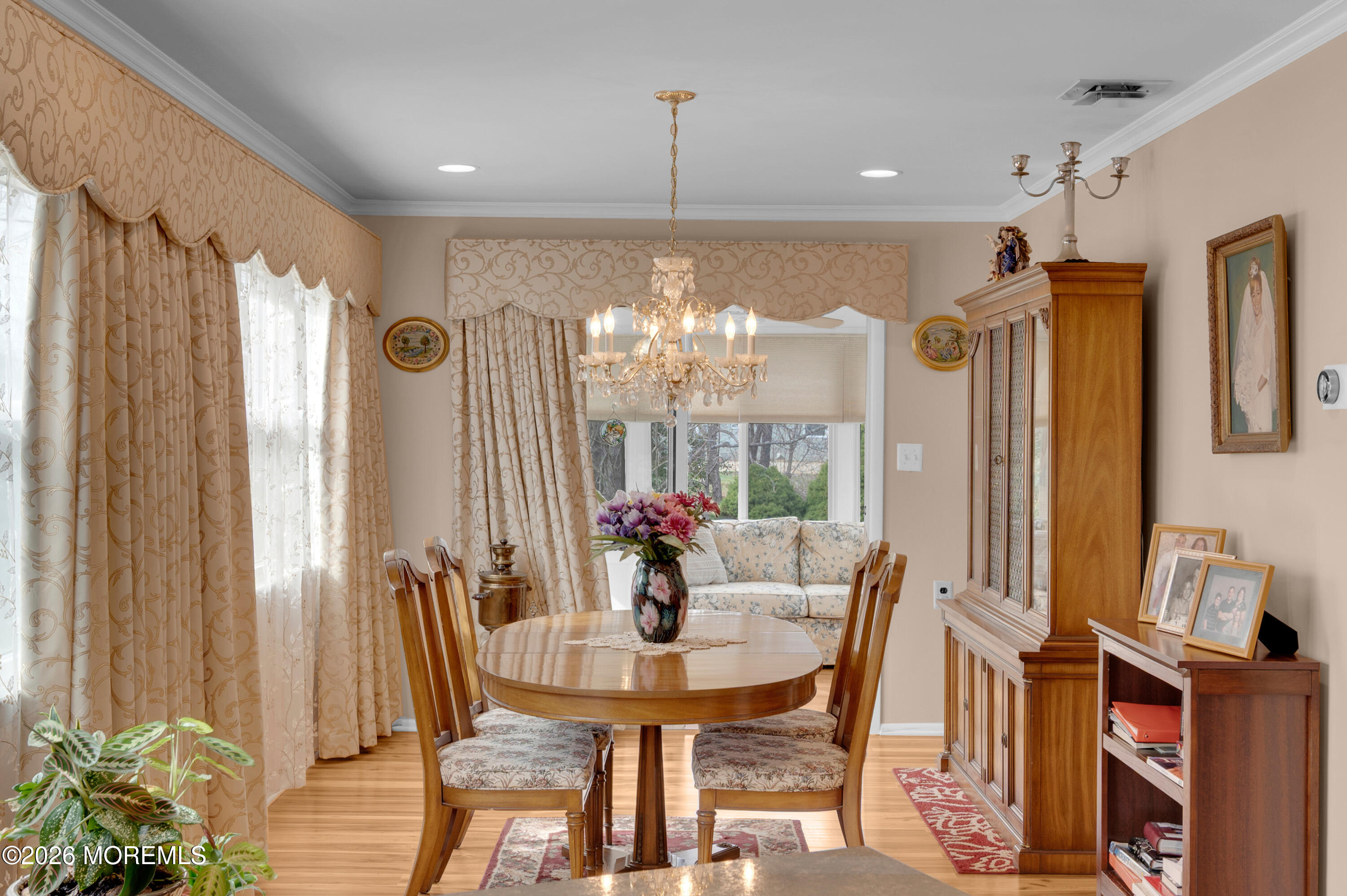 46 Baser Lane Brick, NJ 08724 - Photo 16 of 31 a view of a dining room with furniture window and outside view