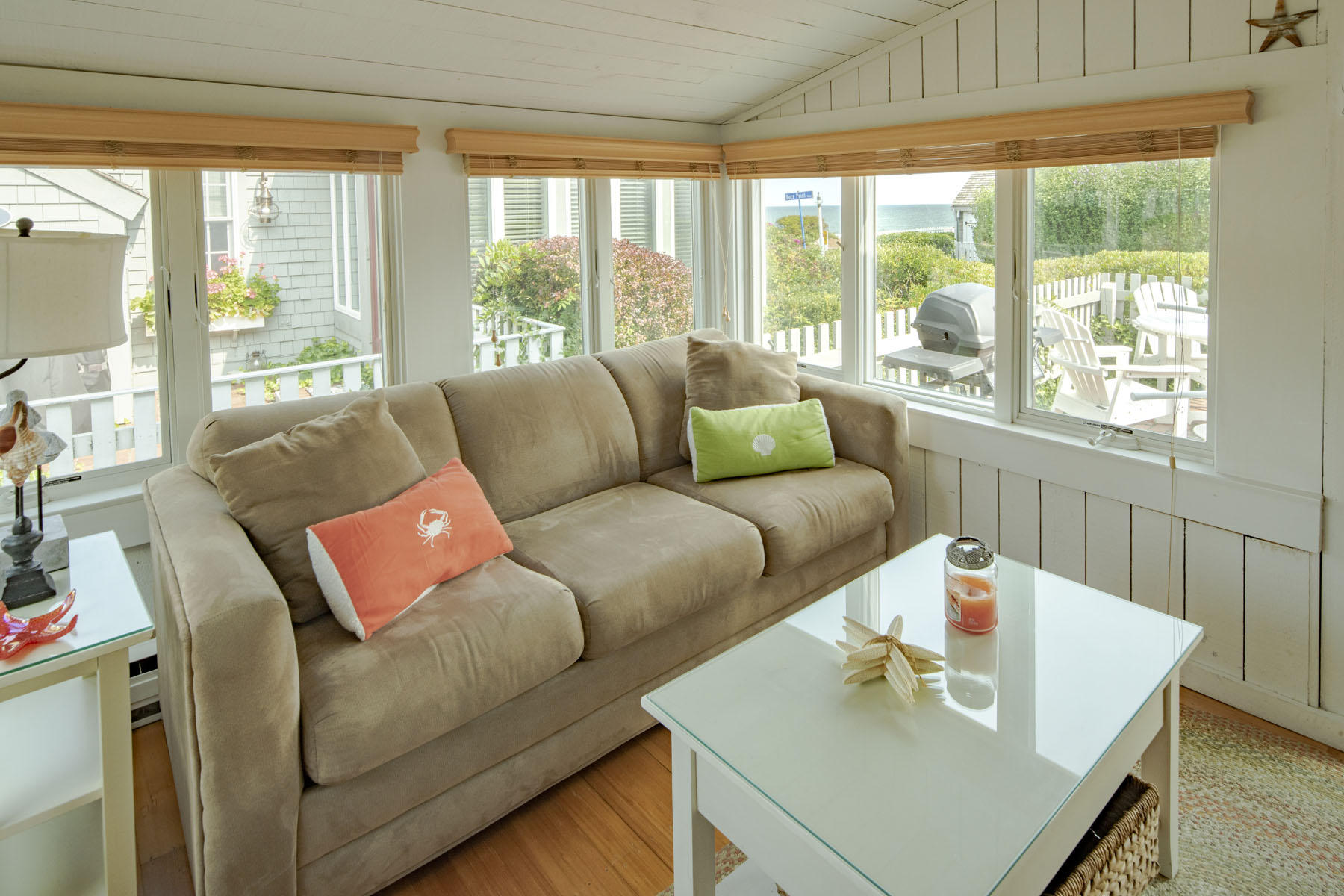 14 Race Point Road Mashpee, MA 02649 - Photo 8 of 18 a living room with furniture and a large window