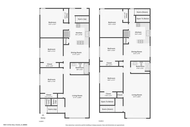 $515,000 | 1841 South 61st Court, Cicero, IL 60804