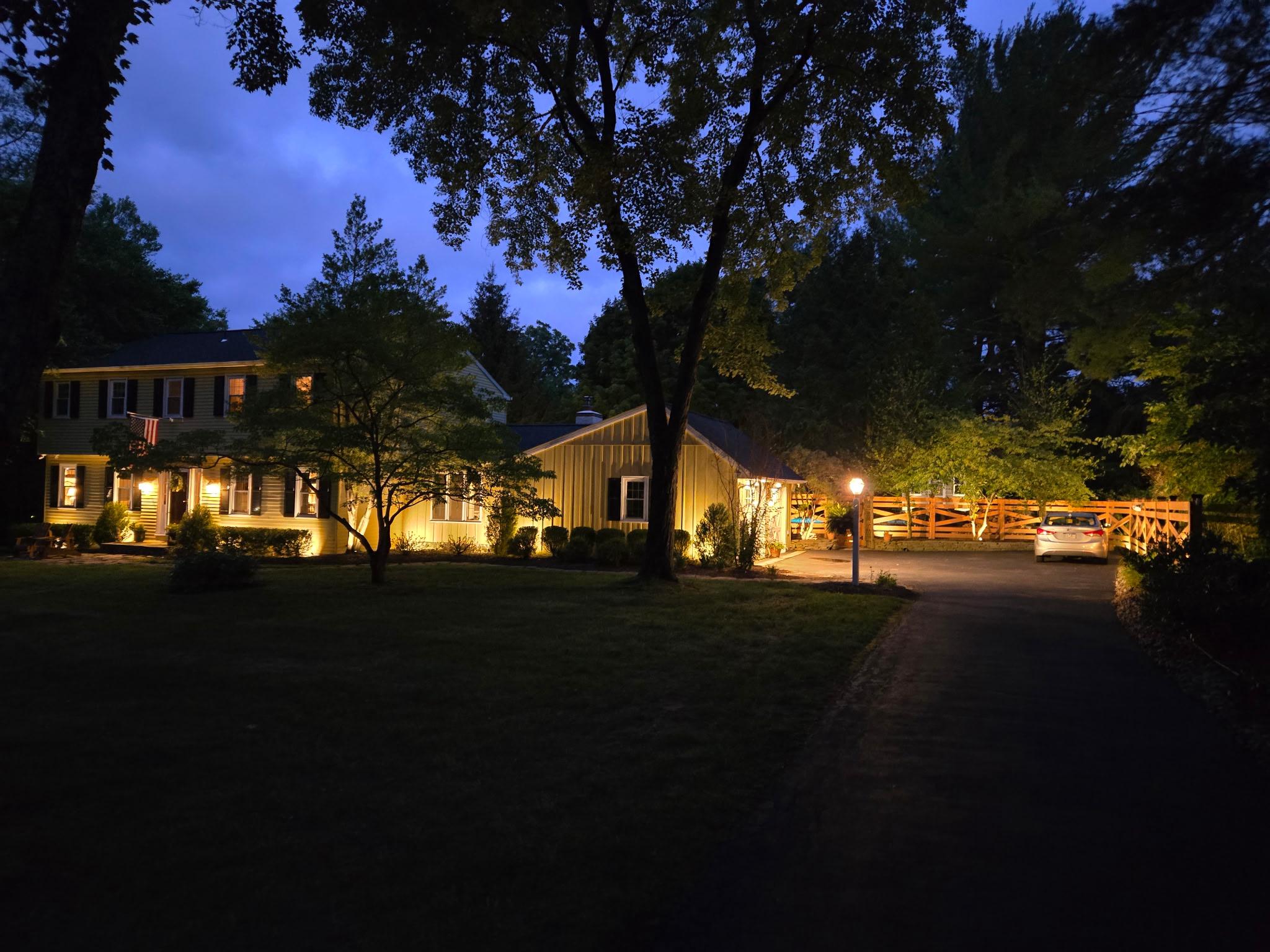 17 Stringer Drive Doylestown, PA 18901 - Photo 8 of 80 Evening landscape accent lighting