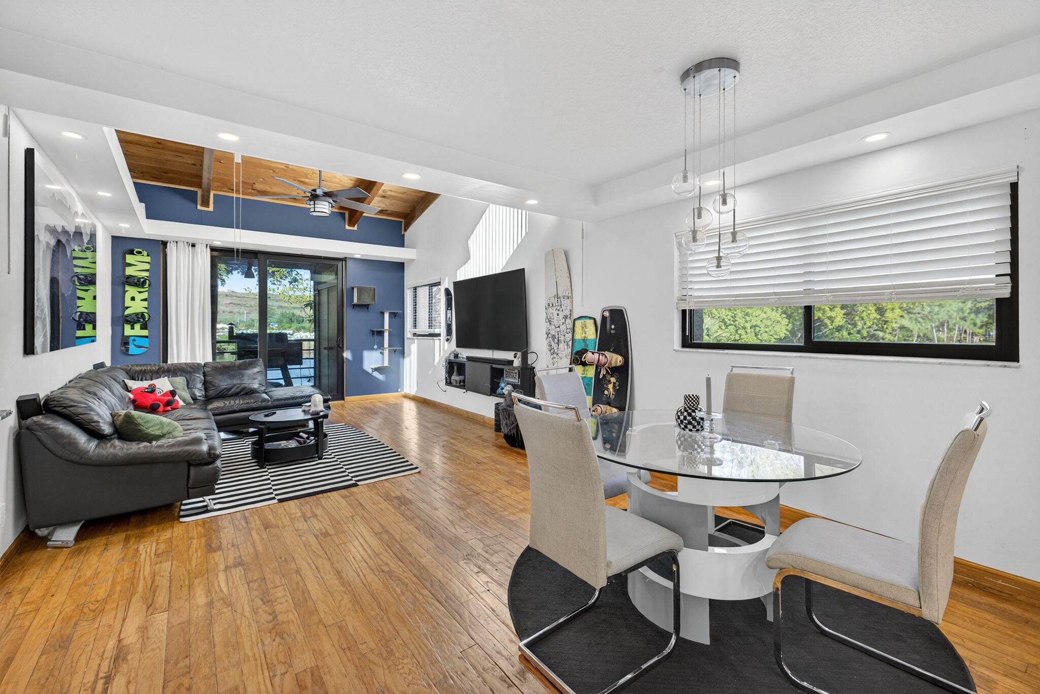 4491 Crystal Lake Drive, Unit 201A Deerfield Beach, FL 33073 - Photo 15 of 36 a living room with furniture and a large window