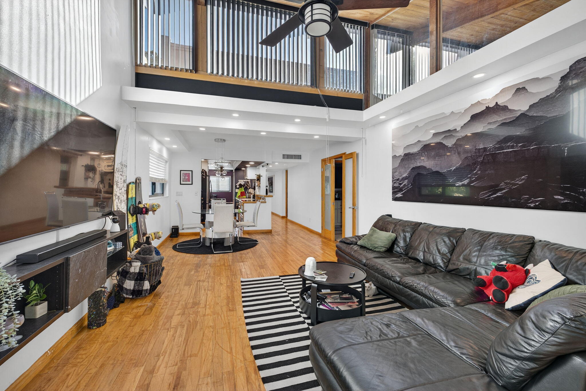 4491 Crystal Lake Drive, Unit 201A Deerfield Beach, FL 33073 - Photo 19 of 36 a living room with furniture and a fireplace