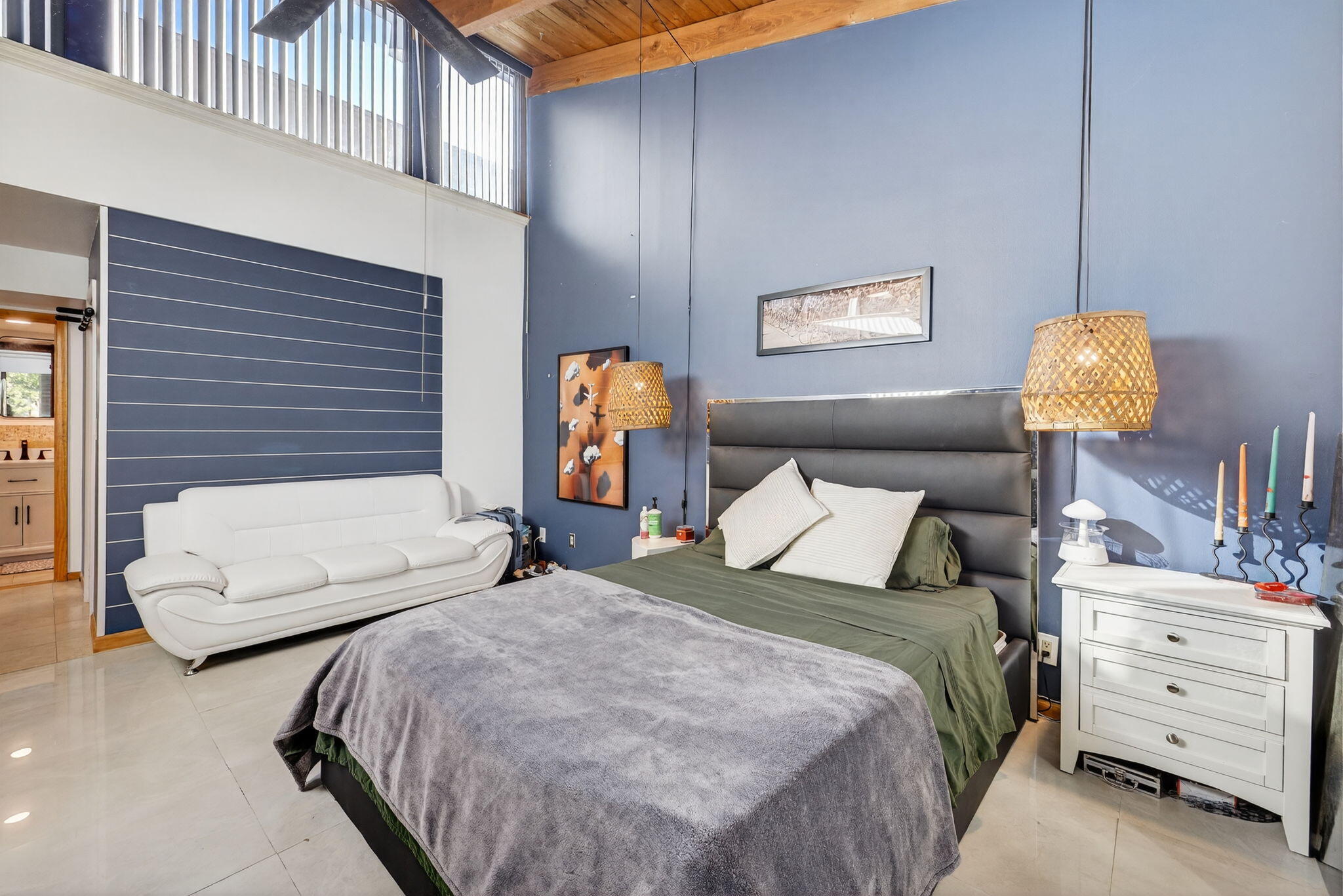 4491 Crystal Lake Drive, Unit 201A Deerfield Beach, FL 33073 - Photo 21 of 36 a bedroom with bed and a dresser