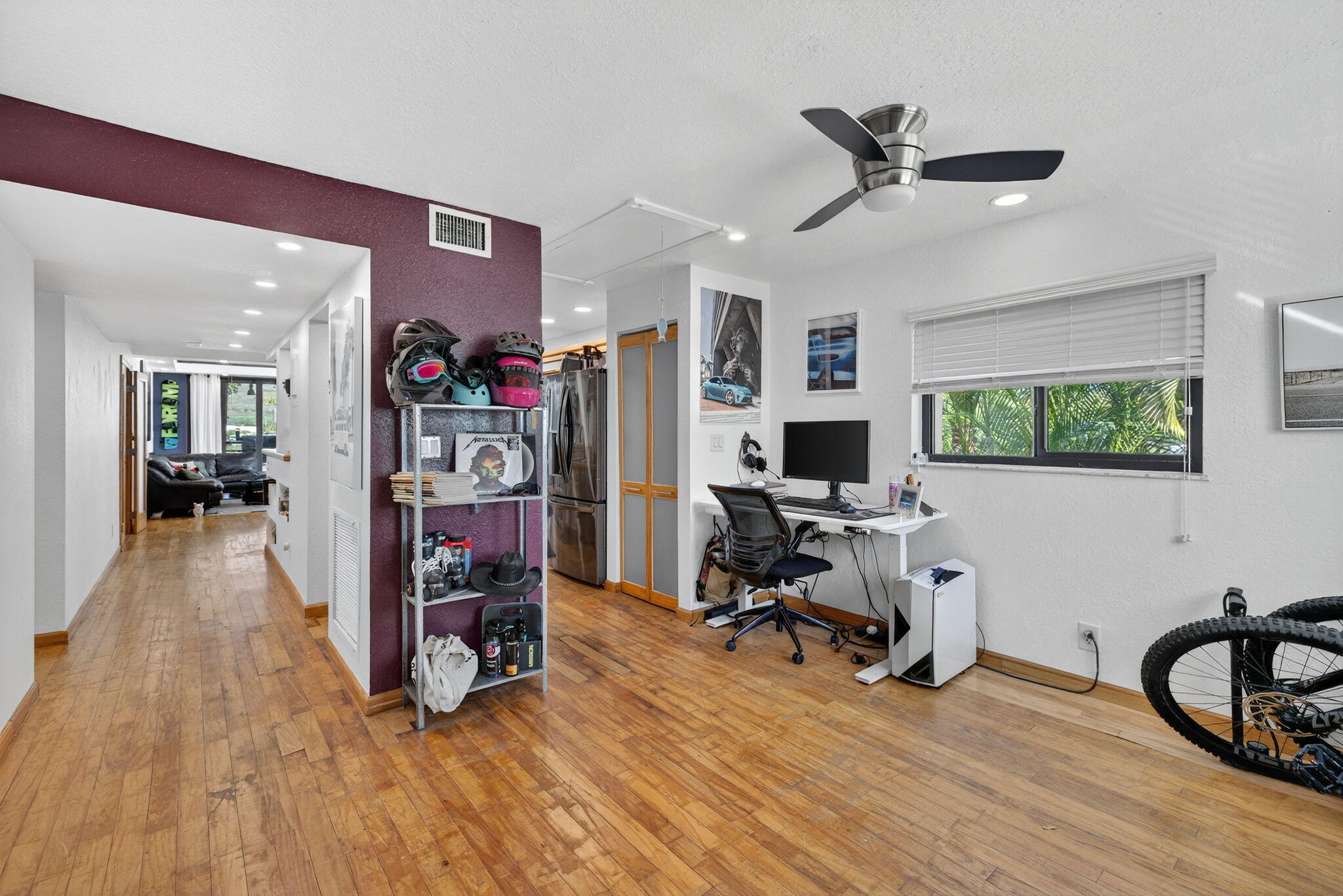 4491 Crystal Lake Drive, Unit 201A Deerfield Beach, FL 33073 - Photo 7 of 36 a view of a livingroom with workspace and a window