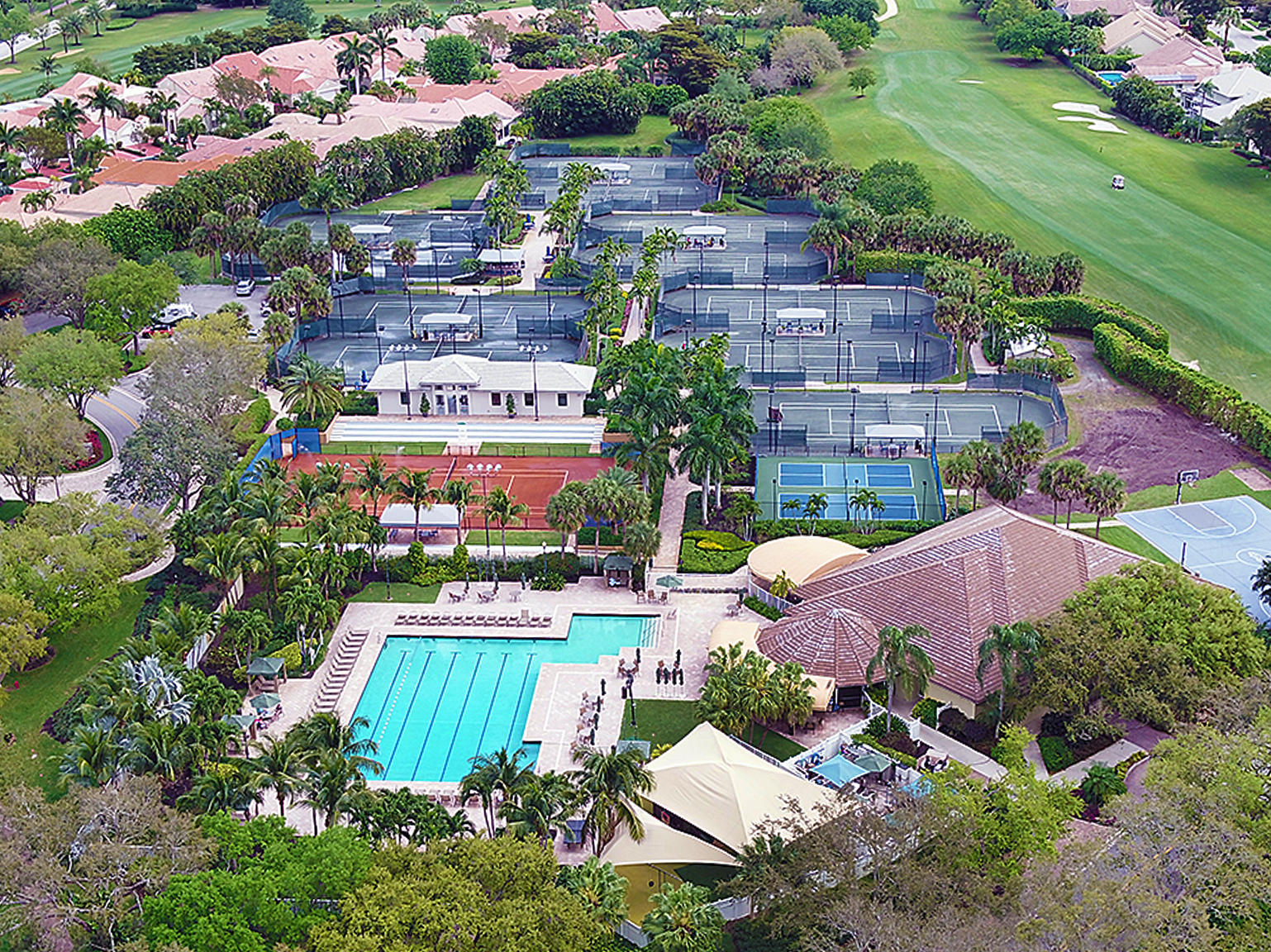 21311 Harrow Court Boca Raton, FL 33433 - Photo 37 of 38 Community Pool and Tennis Courts