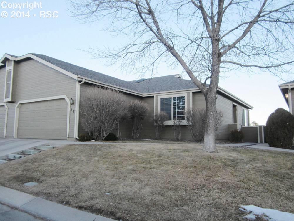 78 Rising Sun Terrace Colorado Springs, CO 80921 - Photo 1 of 8 3 bedroom, 3 bath end unit rancher with complete one level living plus a finished basement.