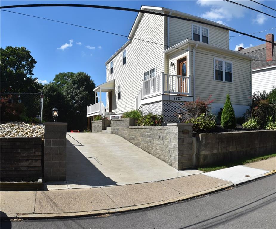 1727 Rutledge Street Pittsburgh, PA 15211 - Photo 1 of 16 EXTERIOR FRONT AND DRIVEWAY