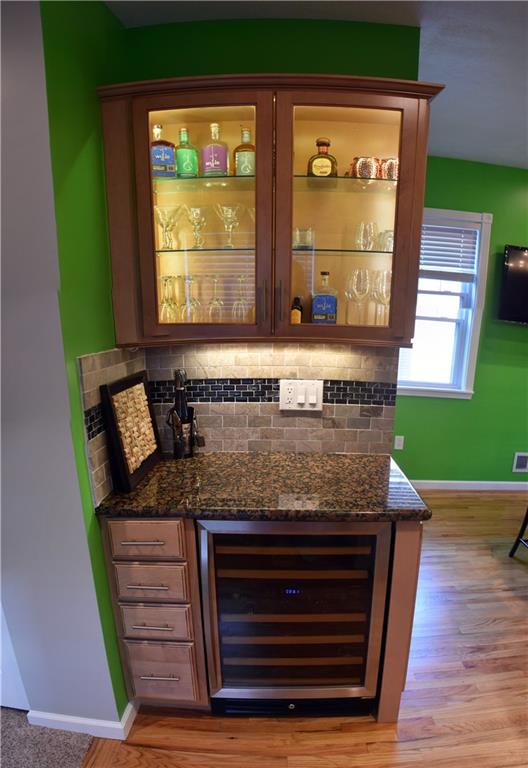 1727 Rutledge Street Pittsburgh, PA 15211 - Photo 5 of 16 BAR AREA WITH WINE REFRIGERATOR