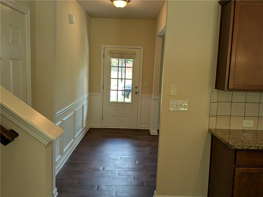 105 Whitney Way Dallas, GA 30157 - Photo 2 of 30 a view of an entryway with wooden floor