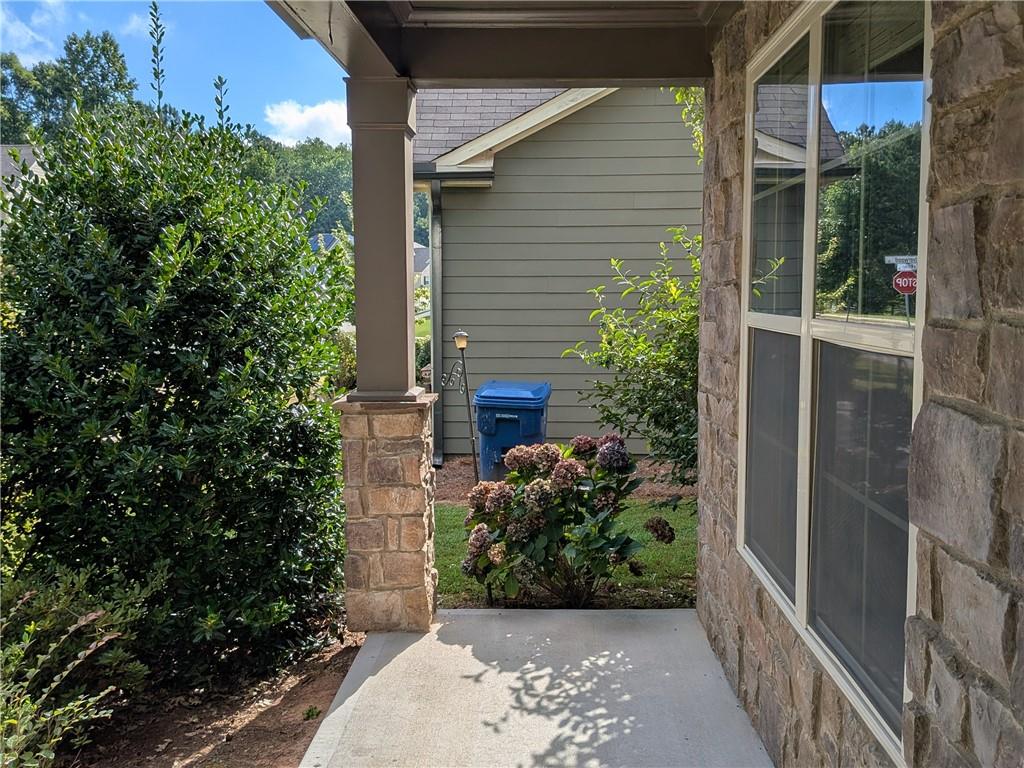 105 Whitney Way Dallas, GA 30157 - Photo 29 of 30 a view of a house with potted plants