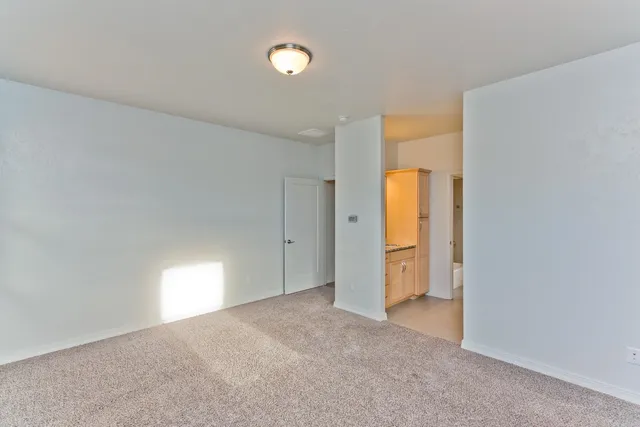 a view of an empty room