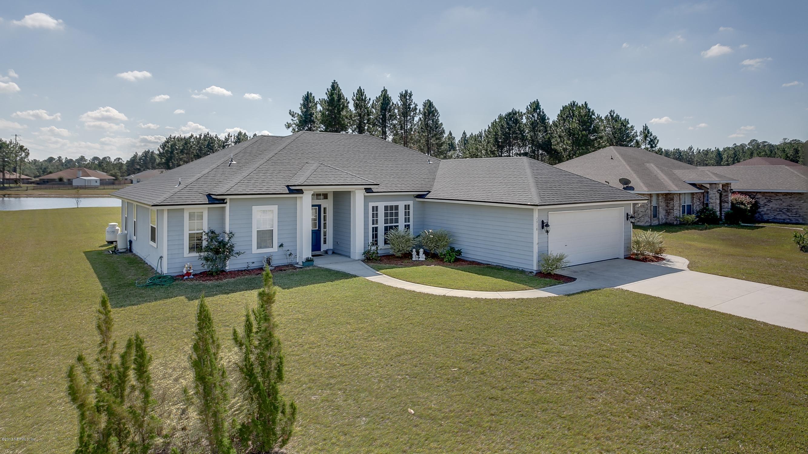 2918 Longleaf Ranch Circle Middleburg, FL 32068 - Photo 1 of 29 Elevated_Front_View_With_Lake