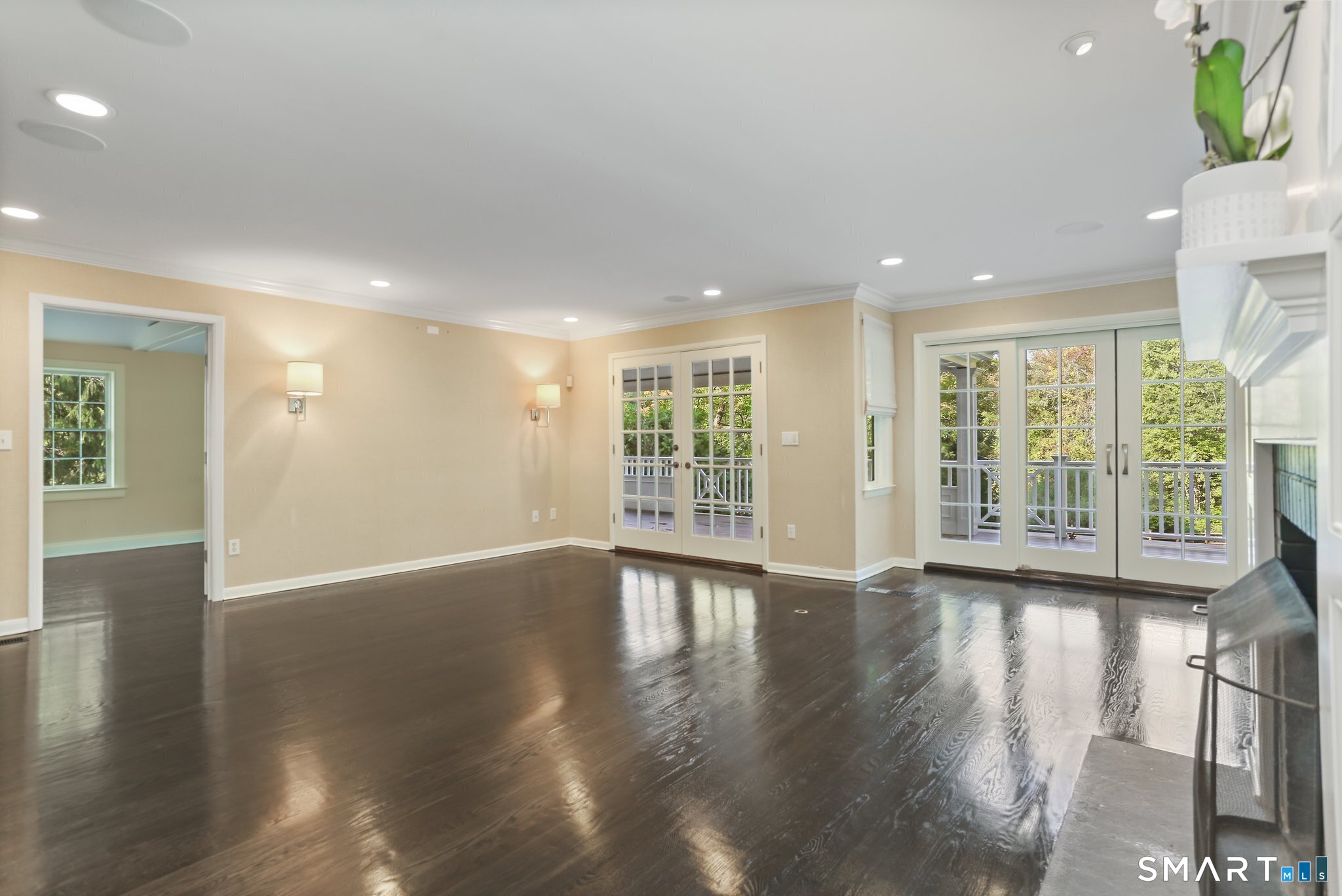890 Silvermine Road New Canaan, CT 06840 - Photo 10 of 30 Family room toward den