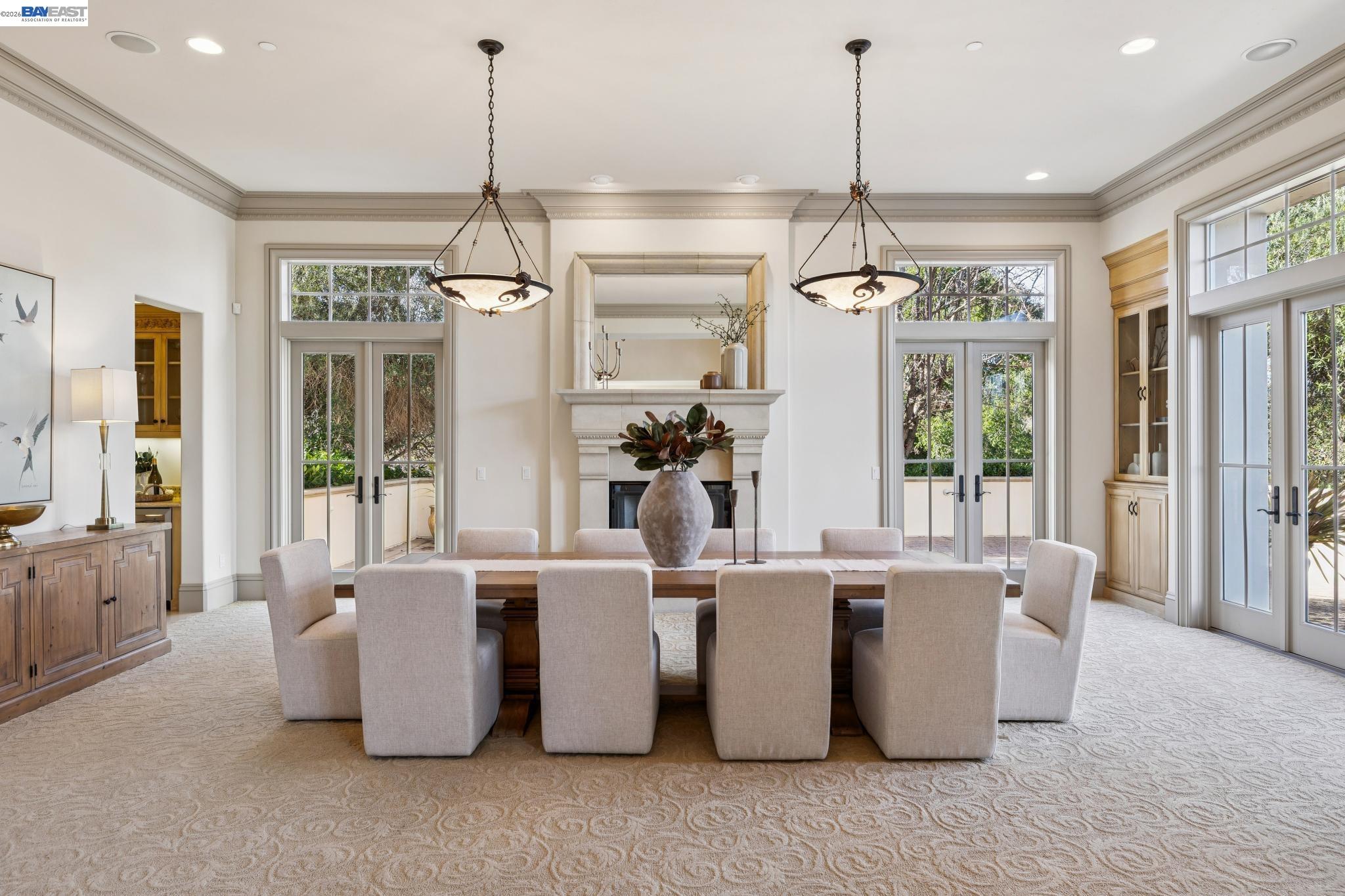 1398 Piemonte Drive Pleasanton, CA 94566 - Photo 14 of 60 a living room with a large window and chandelier