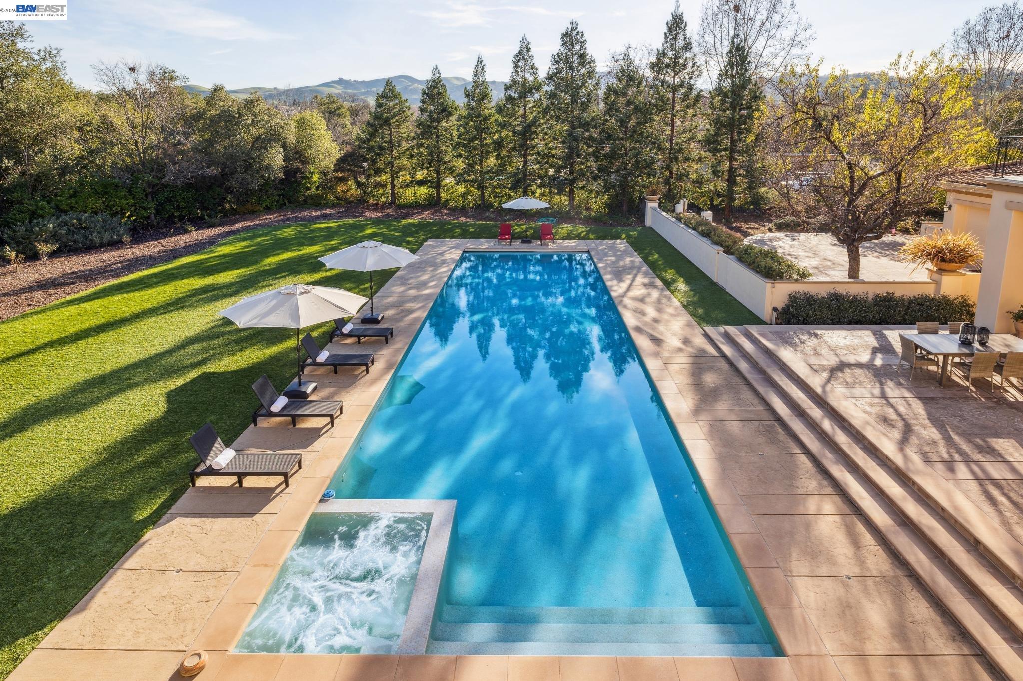 1398 Piemonte Drive Pleasanton, CA 94566 - Photo 39 of 60 a view of swimming pool with a patio
