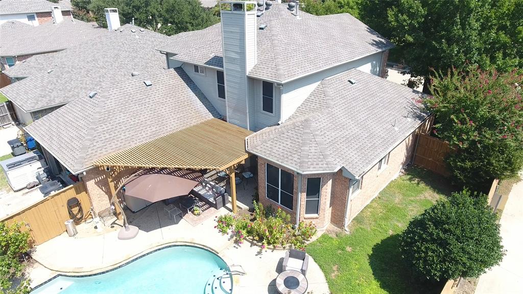 1224 Harvard Lane Allen, TX 75002 - Photo 17 of 26 Back of home showing pool and patio