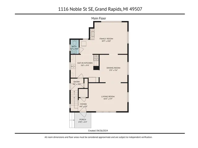 $288,000 | 1116 Noble Street Southeast, Grand Rapids, MI 49507