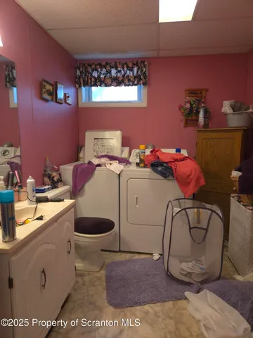 a utility room with a sink