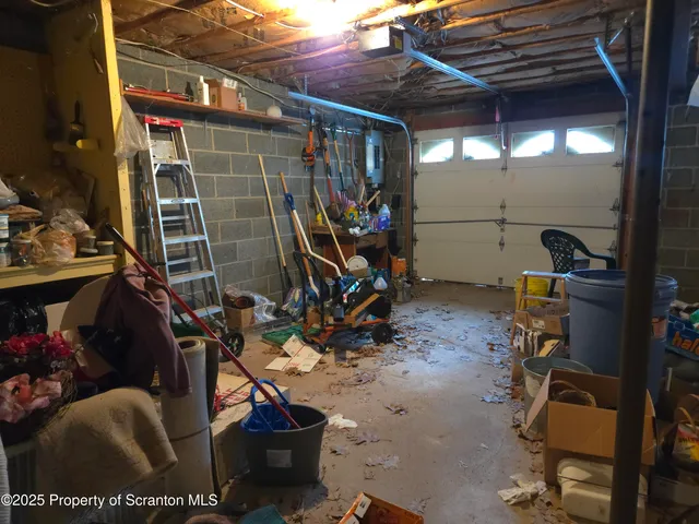 a room with gym equipment