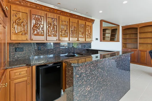 a view of a hallway with closet