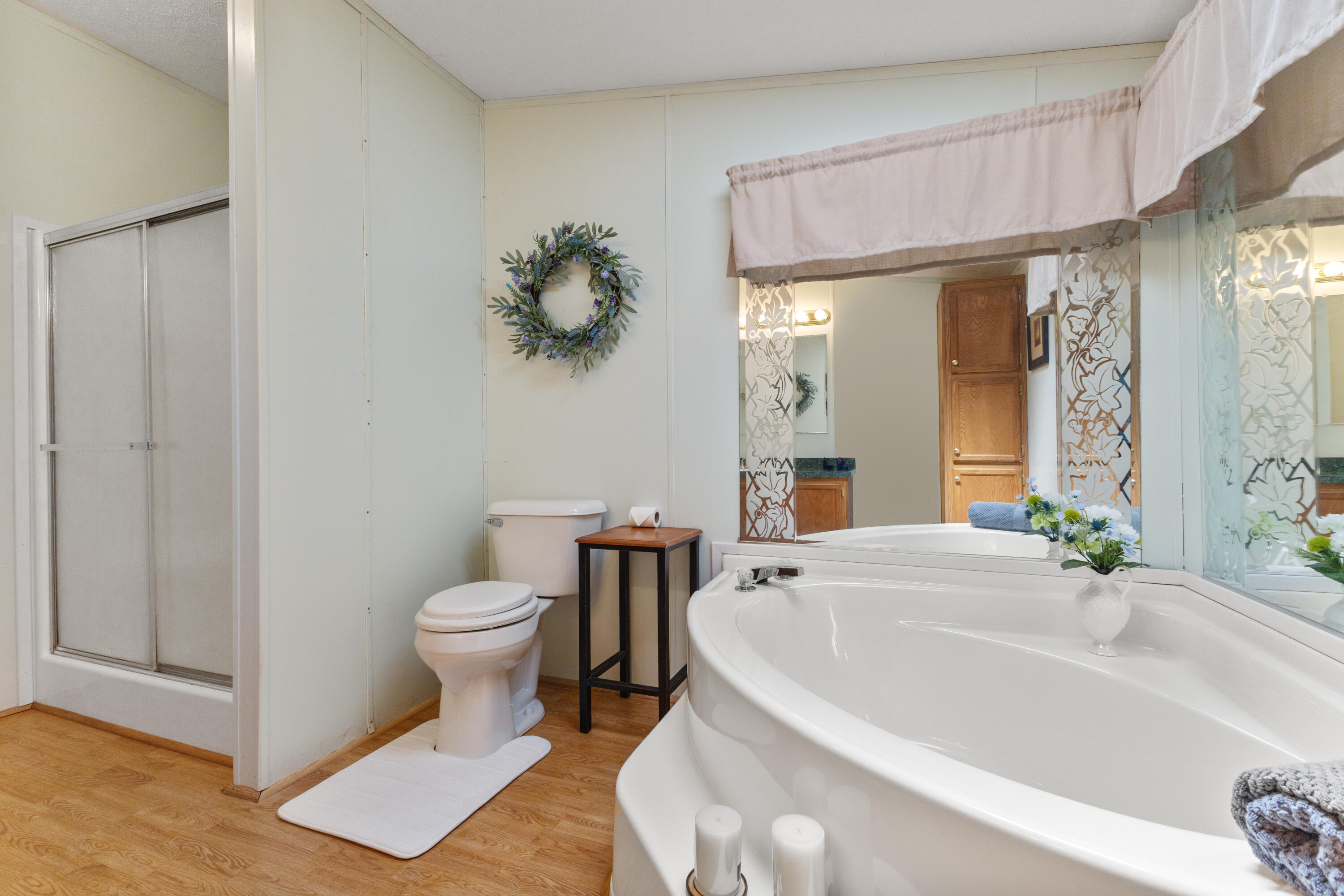 275 Morgan Bay Road Surry, ME 04684 - Photo 33 of 51 soaking tub and standup shower