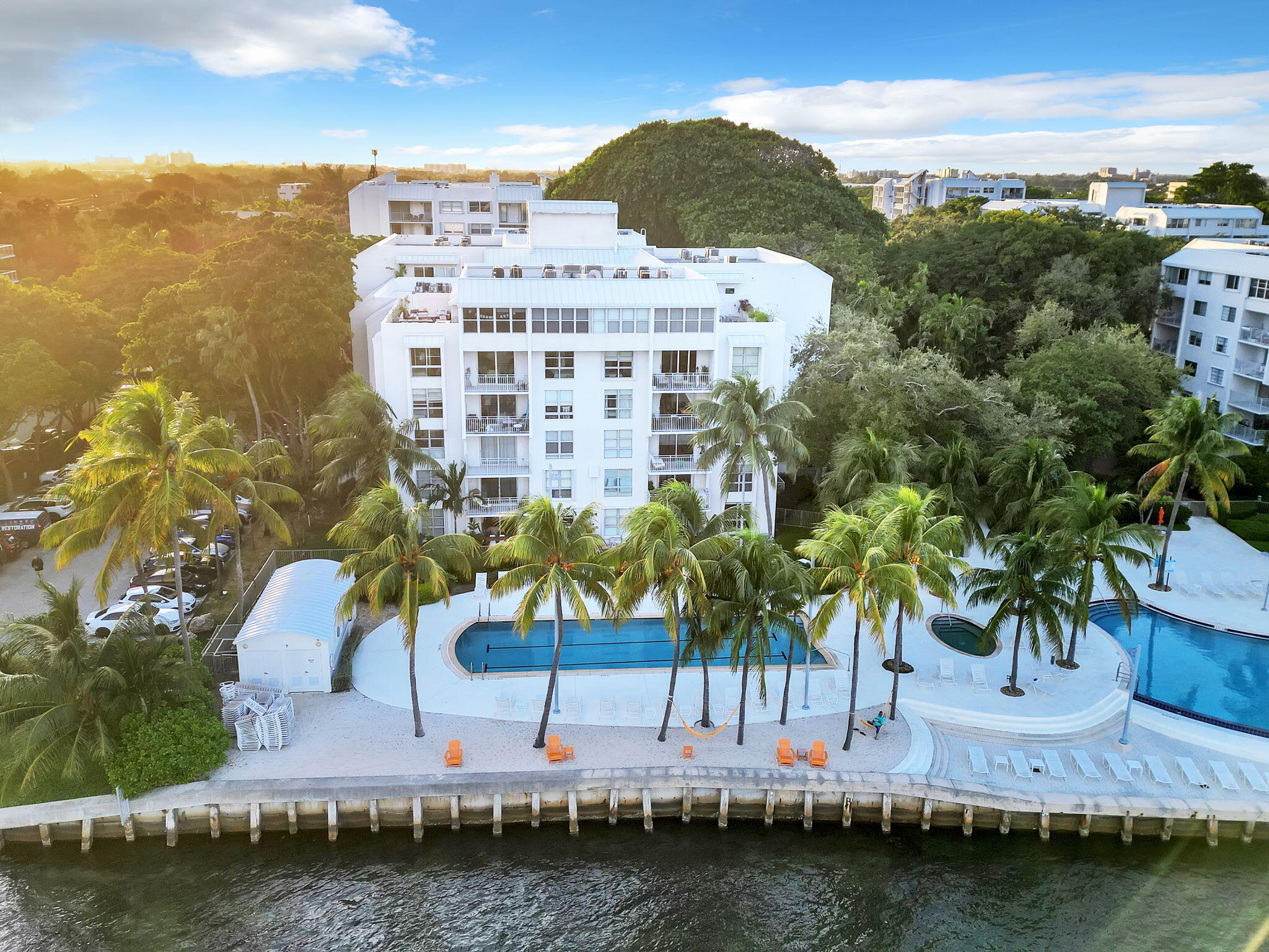 777 Northeast 62nd Street, Unit C512 Miami, FL 33138 - Photo 26 of 40 a view of building with garden space and lake view