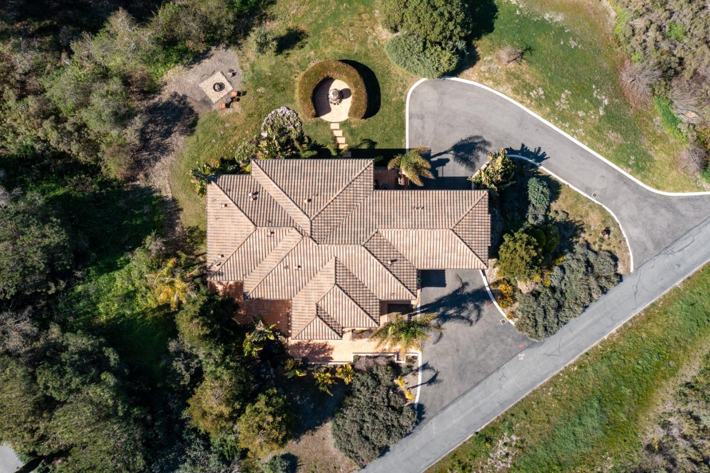 11550 Spur Road Monterey, CA 93940 - Photo 17 of 60 an aerial view of a house with a yard and lake view
