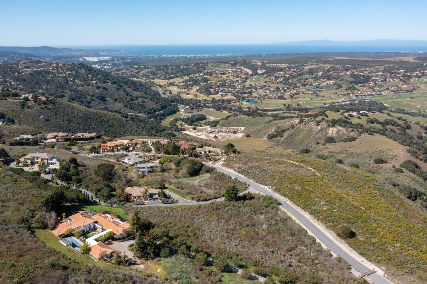 11550 Spur Road Monterey, CA 93940 - Photo 18 of 60 an aerial view of a house with a ocean view