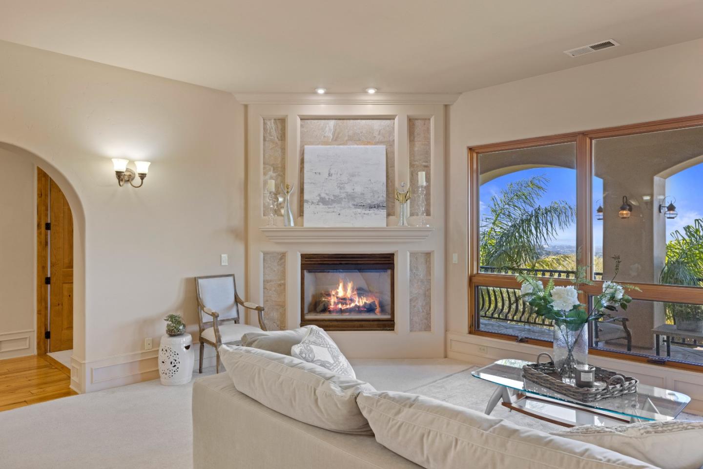 11550 Spur Road Monterey, CA 93940 - Photo 25 of 60 a living room with furniture and a fireplace