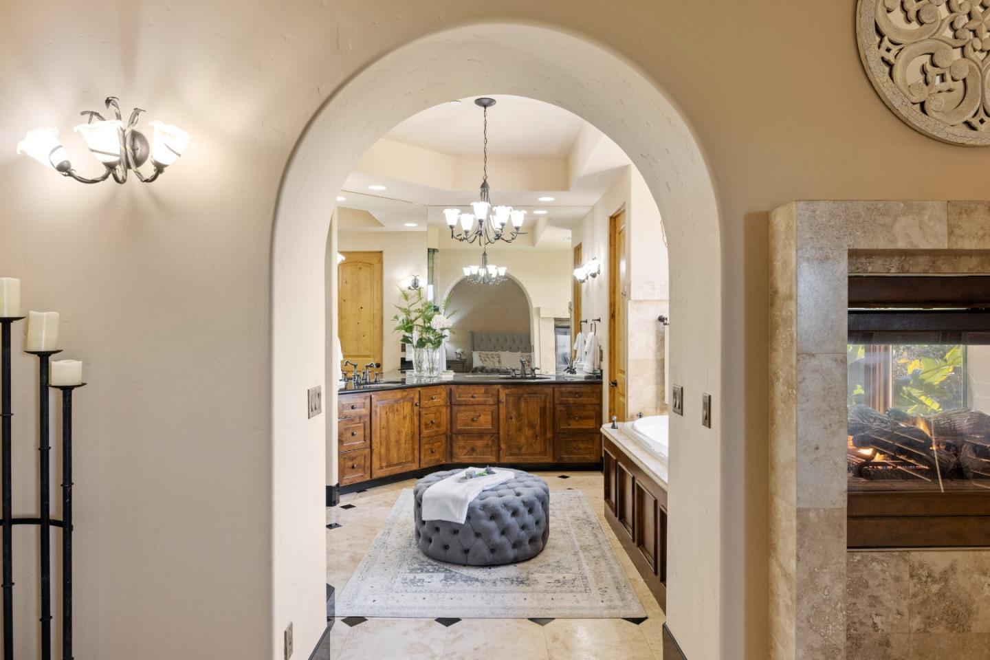 11550 Spur Road Monterey, CA 93940 - Photo 30 of 60 a en suite bathroom with a sink and a mirror