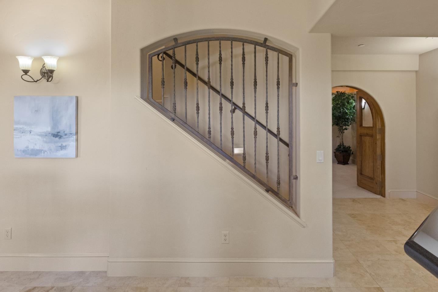 11550 Spur Road Monterey, CA 93940 - Photo 44 of 60 a view of staircase with railing and white walls